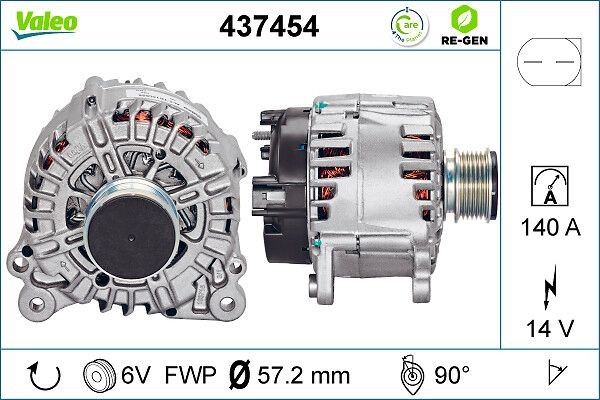 OEM-quality VALEO 437454 Alternators