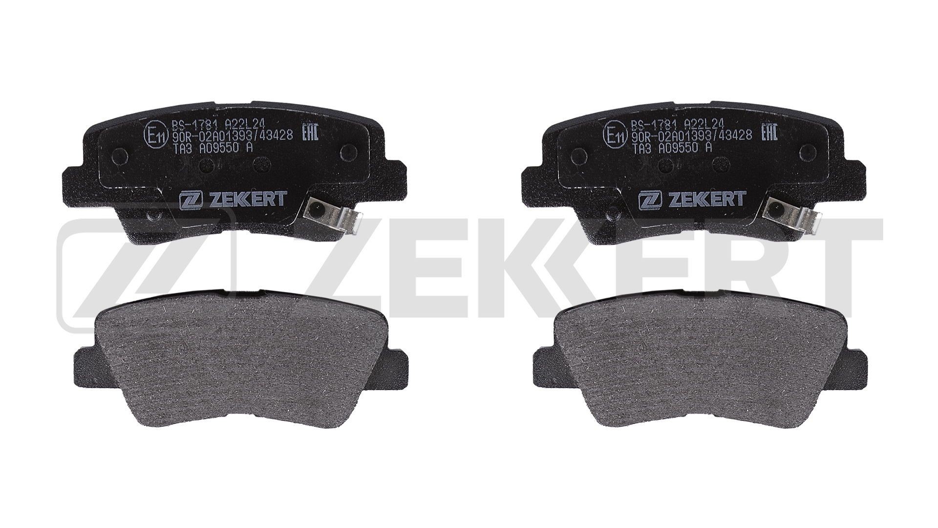 ZEKKERT BS-1781 Brake pad set 58302-D9A75