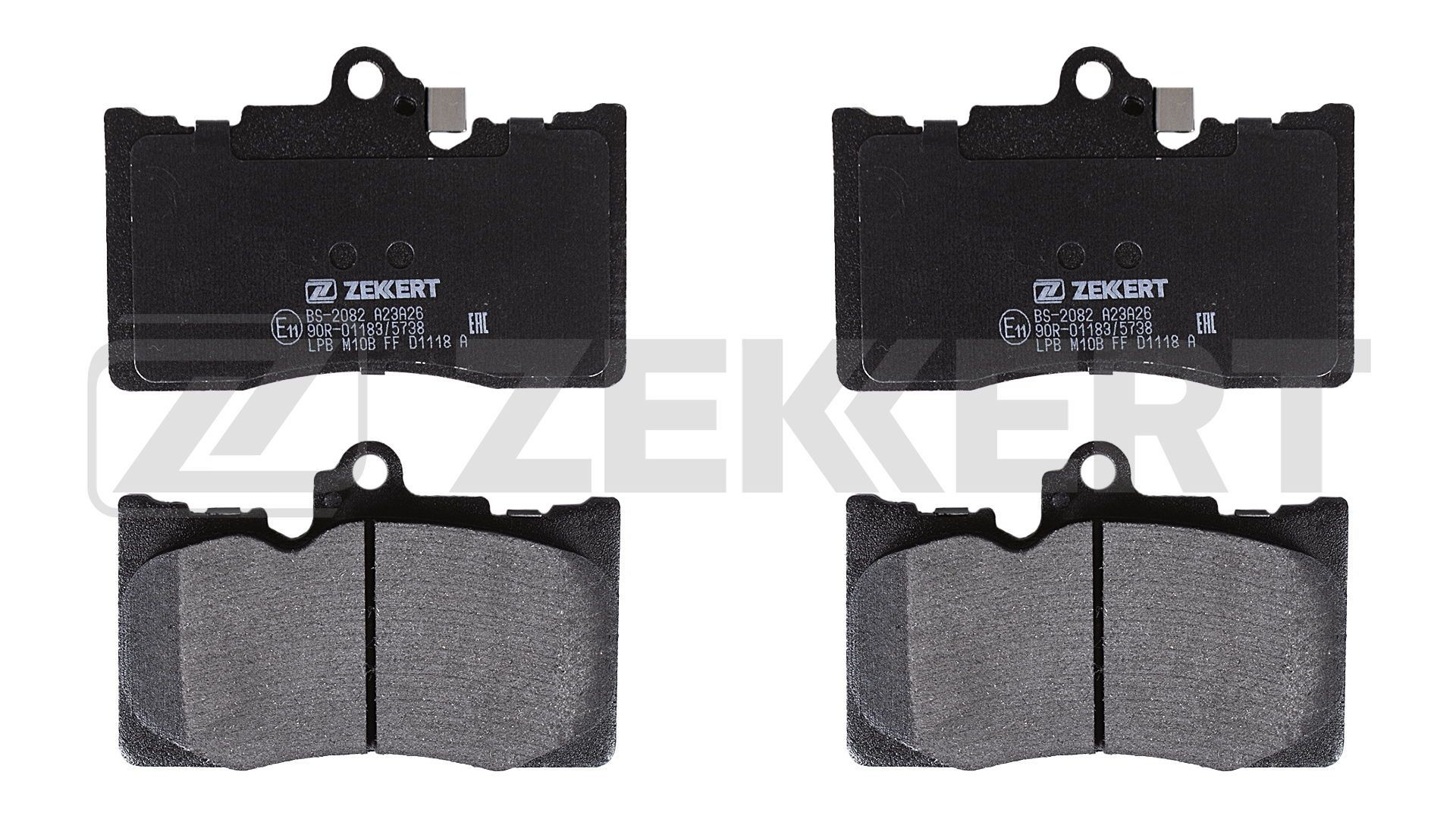 Original BS-2082 ZEKKERT Brake pads experience and price