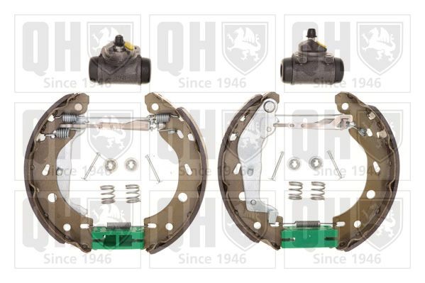 QUINTON HAZELL 200 x 32 mm, with mounting manual, with wheel brake cylinder, with automatic adjustment Width: 32mm Brake Shoes BS1121K1 buy