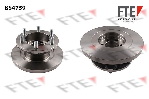 FTE 290x22mm, 6x95, solid Ø: 290mm, Num. of holes: 6, Brake Disc Thickness: 22mm Brake rotor BS4759 buy