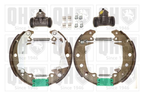 QUINTON HAZELL 228 x 42 mm, with mounting manual, with wheel brake cylinder, with automatic adjustment Width: 42mm Brake Shoes BS546K2 buy