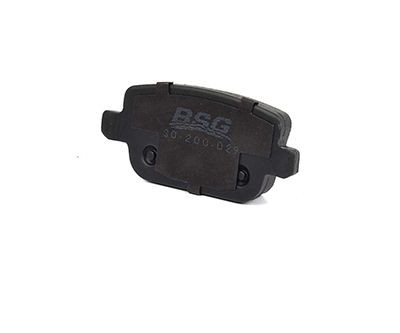 30200029 BSG Rear Axle, not prepared for wear indicator, with brake caliper screws, with piston clip Height 1: 43mm, Thickness: 16mm Brake pads BSG 30-200-029 buy