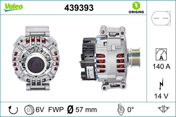VALEO 439393 Lichtmaschine günstig in Online Shop