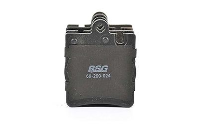 60200024 BSG Rear Axle, excl. wear warning contact Height: 78mm, Width: 64mm, Thickness: 15mm Brake pads BSG 60-200-024 buy