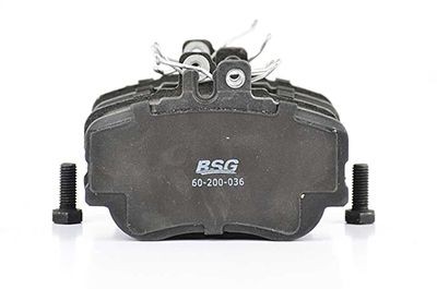BSG BSG 60-200-036 Brake pad set Front Axle, prepared for wear indicator, with accessories