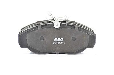 BSG BSG 65-200-013 Brake pad set Front Axle, not prepared for wear indicator, with brake caliper screws, with accessories