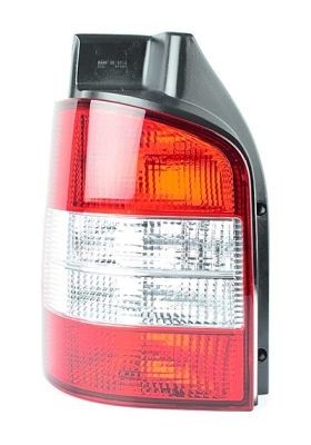 Tail lights BSG Left, P21/4W, P21W, 12V, Crystal clear, red - BSG 90-805-004