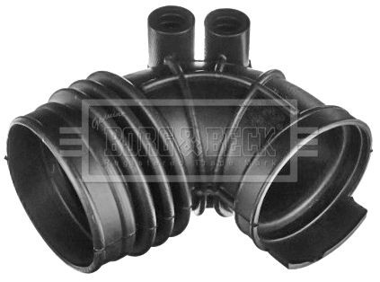 BORG & BECK BTH1657 Intake pipe, air filter Length: 228mm, Inner Diameter 2: 80mm, without hose clip