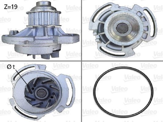 VALEO with gaskets/seals, with lid Water pumps 506240 buy