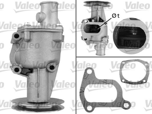 Great value for money - VALEO Water pump 506268