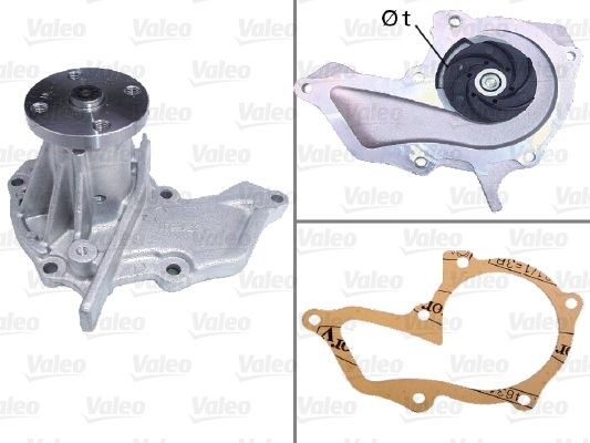 VALEO Water pumps FORD FOCUS Saloon (DFW) new 506472