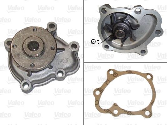 Great value for money - VALEO Water pump 506481