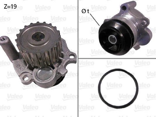 Great value for money - VALEO Water pump 506533