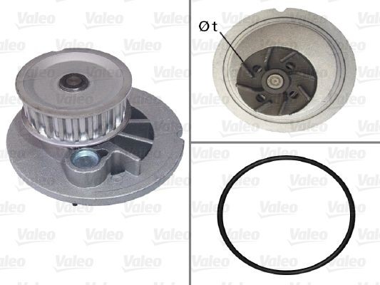 Great value for money - VALEO Water pump 506703
