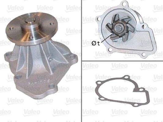 Great value for money - VALEO Water pump 506836