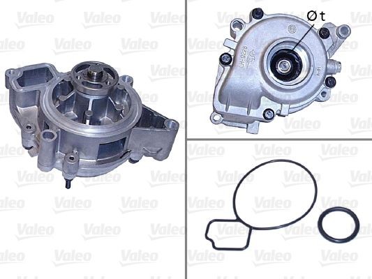 506839 VALEO Water pumps ALFA ROMEO without belt pulley, with gaskets/seals