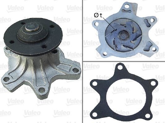 VALEO with gaskets/seals, without lid Water pumps 506907 buy