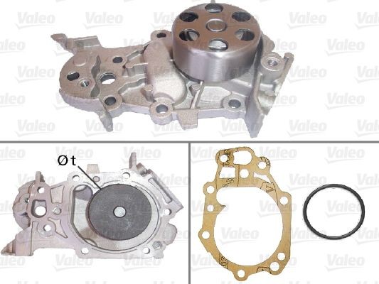 VALEO 506968 Water pump with gaskets/seals, without lid