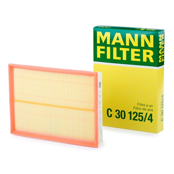 MANN-FILTER C 30 125/4 Luftfilter Filtereinsatz, flammhemmendes Filtermedium Opel in Original Qualität