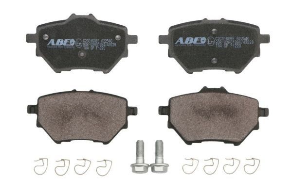 ABE C2C016ABE Brake pad set Rear Axle, not prepared for wear indicator