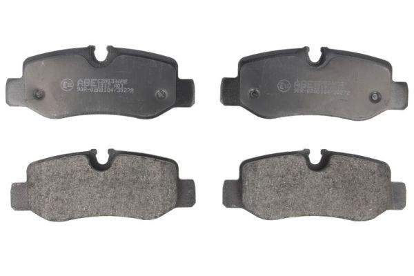 ABE C2M034ABE Brake pad set Rear Axle, prepared for wear indicator, excl. wear warning contact
