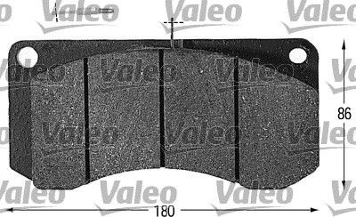 VALEO 541600 Bremsbeläge für MAN E 2000 LKW in Original Qualität
