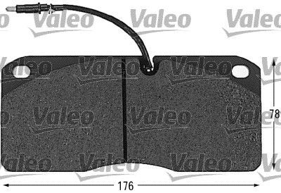 VALEO 541604 Bremsbeläge für VOLVO FLC LKW in Original Qualität