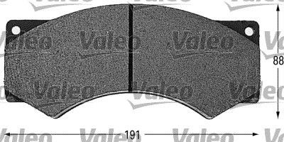 VALEO 541614 Bremsbeläge für DAF F 700 LKW in Original Qualität