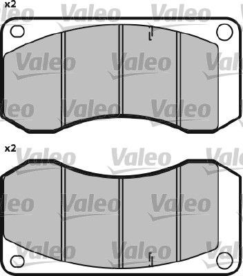 541647 Disc brake pads VALEO P848S review and test