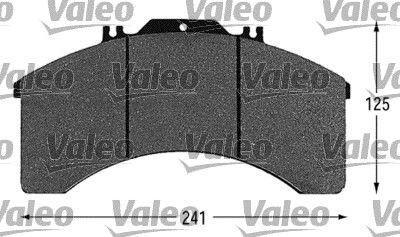 VALEO 541658 Bremsbeläge für IVECO EuroStar LKW in Original Qualität
