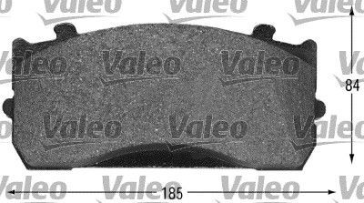 29115 VALEO PREMIUMPACK Front Axle, excl. wear warning contact, without lock screw set Height: 84,1mm, Width: 173,6mm, Thickness: 27mm Brake pads 541659 buy