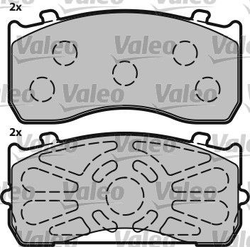 VALEO Brake pad kit 541659