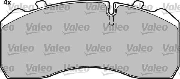 VALEO Brake pad kit 541675