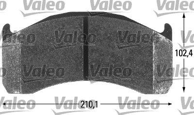 541702 VALEO Bremsbeläge für VOLVO online bestellen