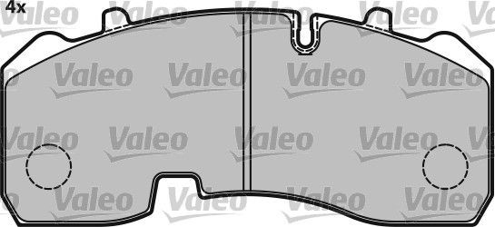 VALEO Brake pad kit 541718