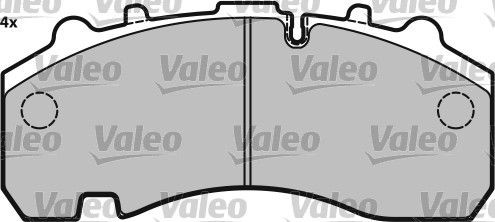 VALEO Brake pad kit 541719