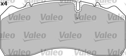 VALEO Brake pad kit 548675