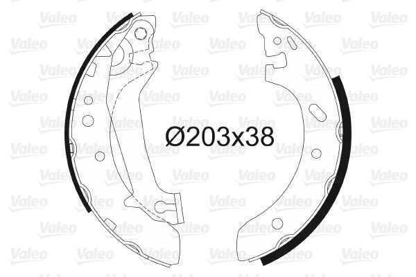 VALEO 562632 Brake Shoe Set FORD experience and price