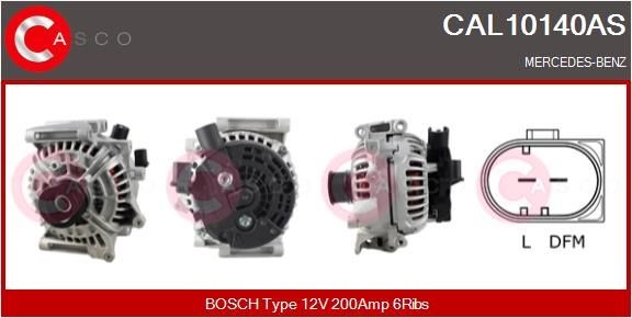 CASCO CAL10140AS Alternator A 0121545902
