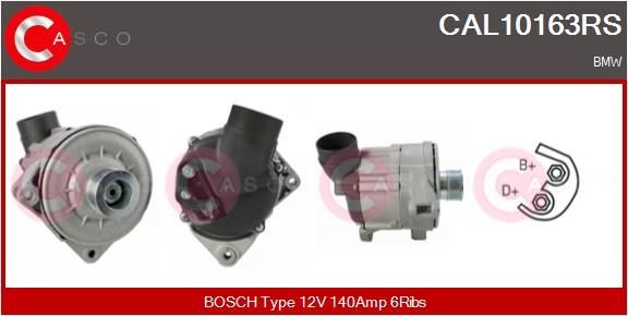 CASCO CAL10163RS Alternator 12-31-1-735-693