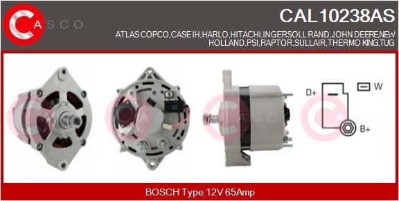 CASCO CAL10238AS Alternator 3604448RX