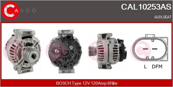 Great value for money - CASCO Alternator CAL10253AS