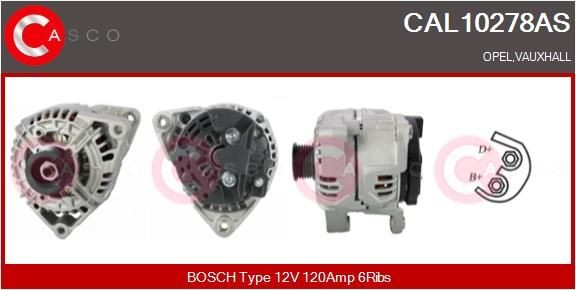 Great value for money - CASCO Alternator CAL10278AS