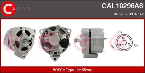 CAL10296AS CASCO Lichtmaschine für MERCEDES-BENZ online bestellen