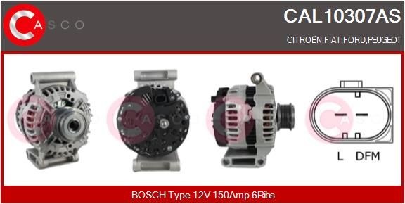 CASCO CAL10307AS Alternator 6C1T-10300-AA