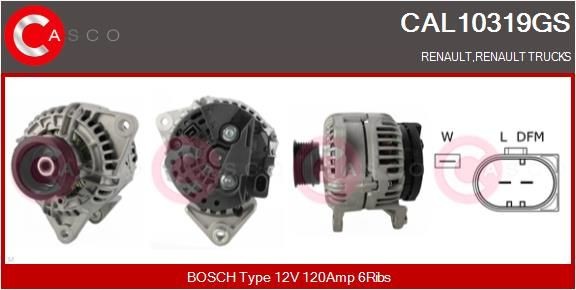 CASCO CAL10319GS Alternator 5001849989