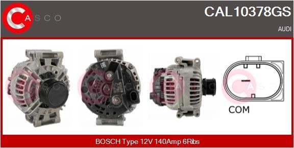 CASCO CAL10378GS Alternator 06H903016L