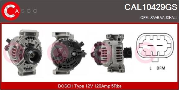 Great value for money - CASCO Alternator CAL10429GS