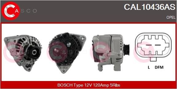 Great value for money - CASCO Alternator CAL10436AS